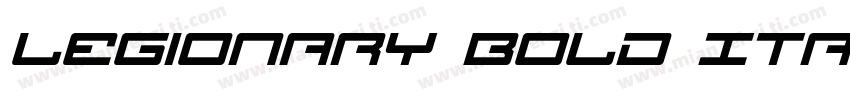 Legionary Bold Itali字体转换
